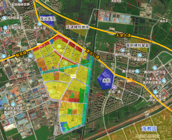 天津万辛庄未来蓝图，最新规划图揭示城市塑造新篇章